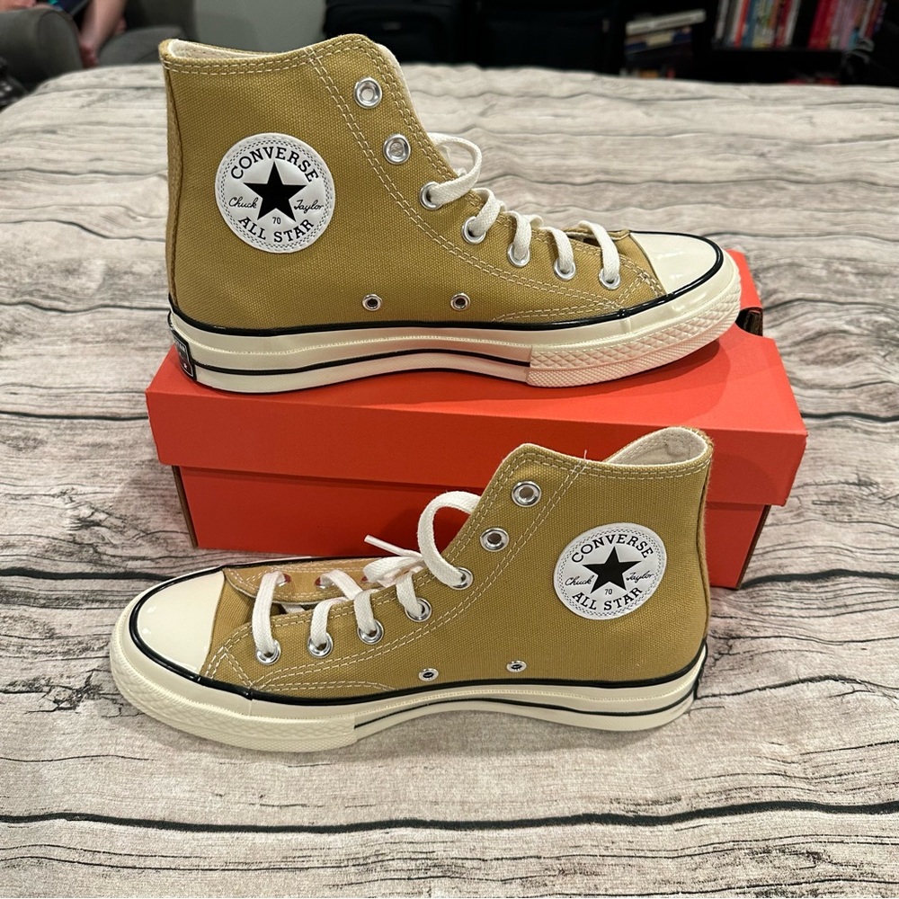 Converse Chuck Taylor All Star High Top Sneakers - Mustard Yellow